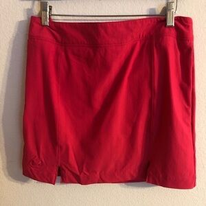 Under Armour Dk. Pink Tennis Pickle Ball Skirt Skort Side Zip Sz. 6 Athletic